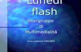 Lunedì flash IntergruppodiMultimedialità Anno scolastico 2000-2001.