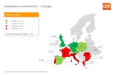 +21 Aspettative economiche – Europa Dicembre 2013 Indicatore > +20 Indicatore 0 a +20 Indicatore 0 a -20 Indicatore < -20 Unione Europea Totale: +14 Indicatore.