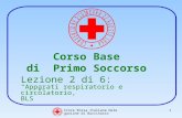 Croce Rossa Italiana Delegazione di Buccinasco 1 Corso Base di Primo Soccorso C O N V E N Z I O N E D I G I N E V R A 2 2 A G O S T O 1 8 6 4 Lezione 2.