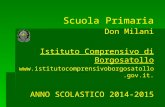 Scuola Primaria Don Milani Istituto Comprensivo di Borgosatollo . ANNO SCOLASTICO 2014-2015.