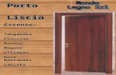 Porta Liscia Essenze:TanganikaFrassinoRovereMoganoCiliegio Noce Nazionale Laccata.