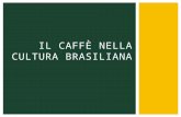 IL CAFFÈ NELLA CULTURA BRASILIANA. INTRODUZIONE Il Terroir de Bragança è, come Il Slow Food, buono, pulito e giusto È relazionato alla economia locale.