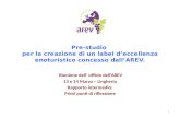 Pre-studio per la creazione di un label d’eccellenza enoturistico concesso dall’AREV. Riunione dell' ufficio dell’AREV 13 e 14 Marzo – Ungheria Rapporto.