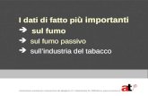 I dati di fatto pi ù importanti  sul fumo  sul fumo passivo  sull’industria del tabacco Associazione svizzera per la prevenzione del tabagismo AT, Haslerstrasse.