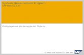 System Measurement Program SAP Web AS 6.20 Guida rapida al Monitoraggio del Sistema.