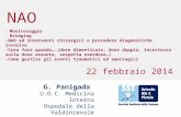NAO G. Panigada U.O.C. Medicina Interna Ospedale della Valdinievole 22 febbraio 2014 -Monitoraggio -Bridging -NAO ed interventi chirurgici o procedure