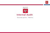 Internal Audit Secondo giorno - Mattina. 2 Indice  Control and Risk Assessment, processo di analisi della gestione di rischi e dei controlli: individuazione,