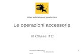 Giuseppe Albezzano ITC Boselli Varazze 1 Le operazioni accessorie III Classe ITC Albez edutainment production.