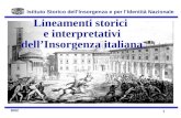 Istituto Storico dell’Insorgenza e per l’Identità Nazionale 1 2002 Lineamenti storici e interpretativi dell’Insorgenza italiana.