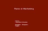 Piano di Marketing Cliente I Giardini D’Avalos Peschici – Gargano - Puglia.