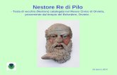 Nestore Re di Pilo - Testa di vecchio (Nestore) catalogata nel Museo Civico di Orvieto, proveniente dal tempio del Belvedere, Orvieto - 28 marzo 2012.