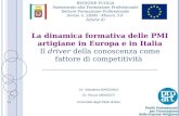 La dinamica formativa delle PMI artigiane in Europa e in Italia Il driver della conoscenza come fattore di competitività _______________________________.