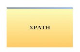 XPATH. Cos’è XPATH: XPath e’ una sintassi per selezionare frammenti di documenti XML XPath non e’ un linguaggio XML XPath e’ standardizzato dal W3C.
