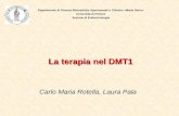Carlo Maria Rotella, Laura Pala La terapia nel DMT1 Dipartimento di Scienze Biomediche Sperimentali e Cliniche «Mario Serio» Università di Firenze Sezione.