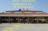 VIII Istituto comprensivo “E.Vittorini” Scuola Secondaria di 1° grado Classe 3^D A.S. 2006/2007.
