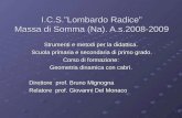 I.C.S.”Lombardo Radice” Massa di Somma (Na). A.s.2008-2009 Strumenti e metodi per la didattica. Scuola primaria e secondaria di primo grado. Scuola primaria.