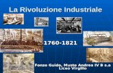 La Rivoluzione Industriale 1760-1821 Fonzo Guido, Musto Andrea IV B s.a Liceo Virgilio Fonzo Guido, Musto Andrea IV B s.a Liceo Virgilio.