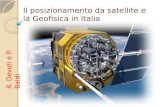 Il posizionamento da satellite e la Geofisica in Italia R. Devoti e P. Baldi.