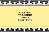 ELETTRA TRACHINIE AIACE FILOTTETE. Sofocle ( Σοϕοκλῆς ) Poeta tragico greco (Colono, 496 a.C. - Atene, 406 d.C). La vita di Sofocle accompagna la grandezza.