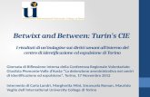 Betwixt and Between: Turin’s CIE I risultati di un’indagine sui diritti umani all’interno del centro di identificazione ed espulsione di Torino Giornata.