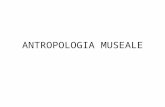 ANTROPOLOGIA MUSEALE. Musei etnografici locali In Italia i musei locali, di tipo etnologico, sono cresciuti in maniera esponenziale negli ultimi 20 anni.