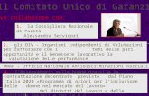 Il Comitato Unico di Garanzia Deve collaborare con: 1. la Consigliera Nazionale di Parità Alessandra Servidori 4. l’Osservatorio sulle buone prassi e la.