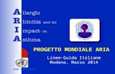 PROGETTO MONDIALE ARIA Linee-Guida Italiane Modena, Marzo 2014 GARD Participant.