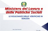 Dott. Alessi Antonio DIREZIONE TERRITORIALE DEL LAVORO PESARO E URBINO Ministero del Lavoro e delle Politiche Sociali.
