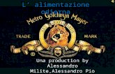 L’ alimentazione odierna Una production by Alessandro Milite,Alessandro Pio Gaudino e Francesco D’ Alessandro.