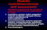 Modello multidimensionale dell’assessment Valutazione distinta di tre sistemi di risposte relativamente indipendenti tra loro: 1. Cognitivo-verbale: indici.