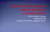 Dr.ssa Maria Lisma Aspiranti Idr Mazara del Vallo, maggio 2010
