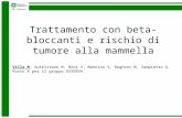 Villa M, Autelitano M, Boni S, Mannino S, Rognoni M, Sampietro G, Russo A per il gruppo OSSERVA. Trattamento con beta-bloccanti e rischio di tumore alla.