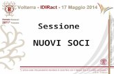 Sessione NUOVI SOCI. -Elena Tamburini (RTC San Miniato) -Nicola Ferretti (RTC Mugello) -Anna Bruna Geri (RC Pistoia Montecatini – “Marino Marini”) Presentiamoci.