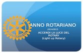 ANNO ROTARIANO 2014/2015 ACCENDI LA LUCE DEL ROTARY (Light up Rotary)