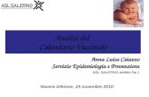 Analisi del Calendario Vaccinale Anna Luisa Caiazzo Servizio Epidemiologia e Prevenzione ASL SALERNO ambito Sa 1 Nocera Inferiore, 25 novembre 2010.