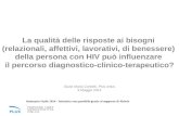 La qualità delle risposte ai bisogni (relazionali, affettivi, lavorativi, di benessere) della persona con HIV può influenzare il percorso diagnostico-clinico-terapeutico?