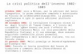 La crisi politica dell’inverno 1802-1803 ottobre 1802: esce a Milano, per le edizioni del Genio Tipografico, la prima redazione completa e autorizzata.