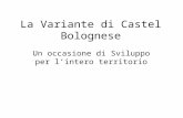 La Variante di Castel Bolognese Un occasione di Sviluppo per l’intero territorio.