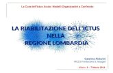 Caterina Pistarini IRCCS Fondazione S. Maugeri Milano, 6 – 7 Marzo 2014 LA RIABILITAZIONE DELL’ICTUS NELLA REGIONE LOMBARDIA La Cura dell’Ictus Acuto: