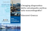 L’imaging diagnostico della valvulopatia aortica: solo ecocardiografia? Giovanni Gnecco.