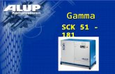 Gamma SCK 51 - 181. PRIMA CLASSE NELLA GAMMA MEDIA: Qualità e prestazioni ad un ottimo prezzo Gruppo vite ad alta efficienza Microprocessore di controllo.