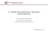 IL TREND DEI SINISTRI E I BILANCI ASSICURATIVI Prof. Claudio Cacciamani Dipartimento di Economia Università degli Studi di Parma.