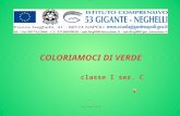 Anno scolastico 2013/14 COLORIAMOCI DI VERDE classe I sez. C.