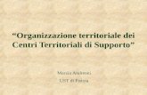 “Organizzazione territoriale dei Centri Territoriali di Supporto” Marzia Andreoni UST di Pistoia.