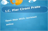 I.C. Pier Cironi Prato Open days 2015: iscrizioni online.