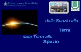 Dalla Terra allo Spazio dallo Spazio alla Terra. di Paolo Saraceno edito da Mursia IL CASO TERRA Quale è l’origine dell’Universo e del mondo che ci circonda.