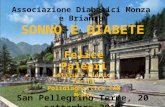 SONNO E DIABETE Felice Paleari Istituti Clinici Zucchi Polidiagnostico CAM Monza Associazione Diabetici Monza e Brianza San Pellegrino Terme, 20 settembre.