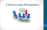 L’intervento Formativo 1. Indice L’intervento Formativo; Le fasi dell’Intervento Formativo; Analisi dei Fabbisogni Formativi; Progettare la Formazione;