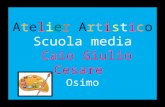 Atelier Artistico Scuola media Caio Giulio Cesare Osimo.