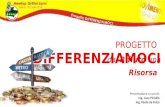 P ROGETTODIFFERENZIAMOCI dal Rifiuto una Risorsa Presentazione a cura di: Ing. Luca Piciullo Ing. Paolo de Falco.